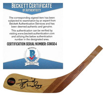 David Rittich Calgary Flames Auto Hockey Stick Blade Beckett Autograph Proof - £98.18 GBP
