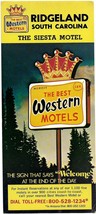 Original Vintage Advertising Print Siesta Motel Ridgeland South Carolina USA ... - £12.04 GBP