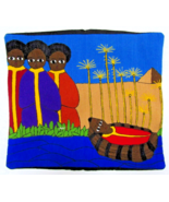 Handmade Ethiopian Jewish Embroidered Pillow Cover Signed Zewuditu Mengistu - $68.31