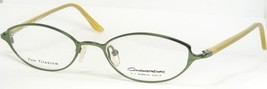 Vintage Conquistador TP7 16 Green Eyeglasses Glasses Titanium 50-18-135 Germany - £48.49 GBP