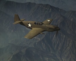 USAAF P-51 Mustang fighter in flight over Inglewood Cal 1942 WWII Photo Print - £7.02 GBP+