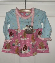 MATILDA JANE Gingerbread House Tunic Top Size 12-18 Months - £22.45 GBP