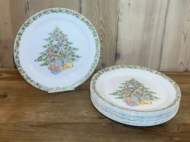 Lot of 12 Corelle By Corning Christmas Joy Holiday Dinner Plate Disconti... - $84.14