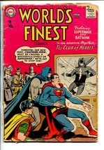 World&#39;s Finest #89-1957-DC-BATMAN SUPERMAN-ROBIN-MR SINISTRO-fr - £35.28 GBP