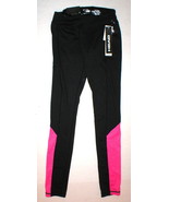 New Head Active Run Womens Black Pink Striped Pants Leggings XS Yoga Pil... - £54.51 GBP