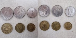 1976 Greek Drachma Coin Set (6 Coins) - Historical Figures &amp; Symbols, Ra... - €50,73 EUR