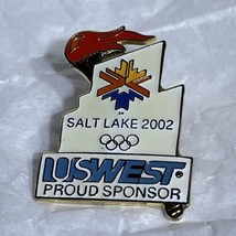 US West 2002 Olympics Salt Lake City Utah USA Olympic Lapel Hat Pin Pinback - £7.86 GBP