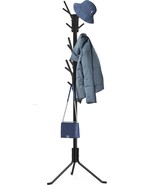 Standing Coat And Hat Hanger Organizer Tree Shaped Rack, Black,, 18 Hooks. - $53.38 CAD