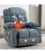 Oversized Massage Rocker Recliner Chair with Heat &amp; USB Port - $8,301.61 MXN