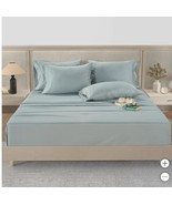 Hotel Signature Bed Sheets Light Blue 6-PC Fitted Flat Pillowcases - $198.38 CAD+