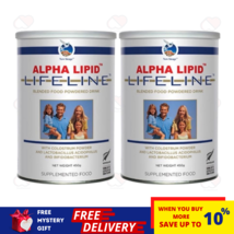 2 X New Alpha Lipid Lifeline Colostrum Milk Powdered Drink 450g FREE SHIPPING - £114.28 GBP