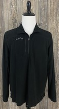 Eddie Bauer 1/4 Zip Fleece Pullover Men&#39;s XL Ribbed Polyester Style #EB220 - $17.82