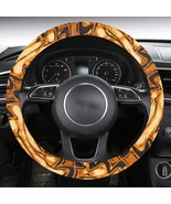 Batik Indonesia Pattern Car Steering Wheel Cover with Anti-Slip Insert - $40.75 CAD