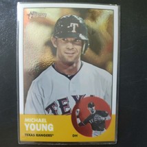 D42398  2012 Topps Heritage Chrome #HP11 Michael Young #726/1963 - $2.48