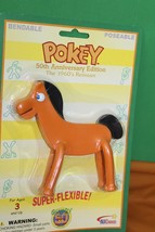 Gumby 50th Anniversary Pokey Horse Super Flexible Bendable Toy In Package - £19.46 GBP