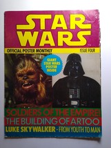 Star Wars Official Poster Monthly Issue Four Chewbacca Vintage 1977 Sci-Fi Space - £11.38 GBP