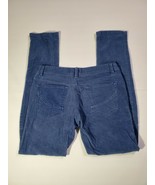 Penshoppe Pants 30 Womens Blue Soft Straight Low Rise Corduroy Casual - £18.85 GBP