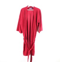 Vtg 70s Rockabilly Mens One Size Belted Chamois Cloth Bath Robe Loungewe... - $64.30
