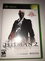 Hitman 2 Silent Assassin-Xbox Video Games-TESTED-RARE VINTAGE-SHIPS In 24 Hours - £10.19 GBP