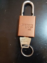 American Lock Padlock 1106D Solid Body 1.5&quot; Shackle Antique Bronze Color... - £8.03 GBP