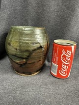 STUNNING Studio Art Pottery Bowl Vase Pot Handmade SIGNED Japan? - $23.76