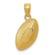 14K Yellow Gold Football Pendant - £120.18 GBP