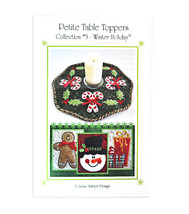 Janine Babich Designs Petite Table Toppers Collection #3 - Winter Holiday - £18.34 GBP