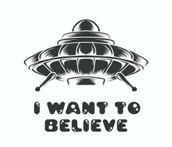 2x UFO I want to believe Decal Sticker Different color &amp; size for Cars/Windows - £3.51 GBP+
