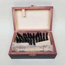 Vintage Tool Steel Metal Die Punch Alphabet Set And Numbers Stamping Kit... - $61.37