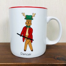 Dancer Santa&#39;s Reindeer Mug LTD Commodities LTD inc. 12 ounce - £9.43 GBP