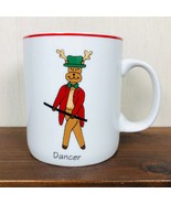 Dancer Santa&#39;s Reindeer Mug LTD Commodities LTD inc. 12 ounce - £9.43 GBP