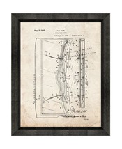 Windshield Wiper Patent Print Old Look with Beveled Wood Frame - £20.00 GBP+