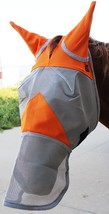 Equine Horse FlyMask Nose Summer Spring Airflow Mesh Scrim 73282N - $310.96 MXN