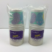 Vintage C.A. Reed Easter Egg Two Packs Party Hot Cold Drink Cups 7 ozs - $19.99