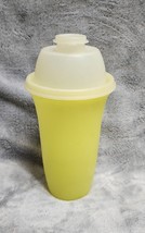 Vintage Yellow Tupperware Shaker 844-2 With Lid good seal - £6.04 GBP