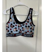 Torrid Disney Mickey &amp; Minnie Light Blue Scoop Neck Cotton Bralette Size... - $24.99