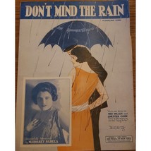 Don&#39;t Mind The Rain Vintage 1924 Sheet Music By Ned Miller &amp; Chester Cohn - £11.45 GBP