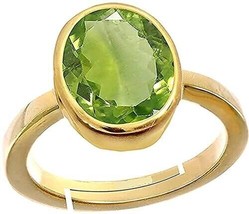 10.55 Carat AA++ Quality Certified Natural Green Peridot Gemstone Gold with Whit - £25.80 GBP