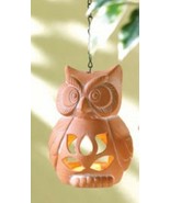 TERRA COTTA OWL TEALIGHT HOLDER - $12.00