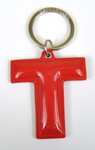 Marc by Marc Jacobs Alphabet Letter Initial Key Ring Chain Charm Holder Red T - £10.28 GBP