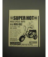 1969 Bonanza BC-1300S Mini-Bike Ad - The Super Hot One - £14.55 GBP
