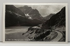 Glacier Park St. Mary&#39;s Lake Photo by Lacy Postcard H3 - £6.31 GBP