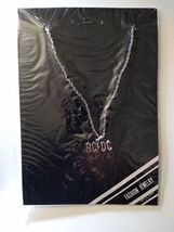 AC/DC Logo Necklace Silver Tone Fashion Jewelry Made in Taiwan Rock Band - $20.24