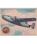 VINTAGE USA MILITARY CONSOLIDATED B-4 LIBERATOR WAR PLANE PICTURE CARD S... - £12.12 GBP