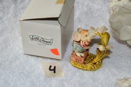 ganz 05124 little cheeser’s 1991 mouse figurine #4 - £13.37 GBP