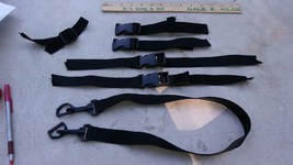 7VV86 Nylon Strap Hardware, For 1" Strap: 4 Disconnects, 2 D-RINGS,1 Adjuster - $9.49