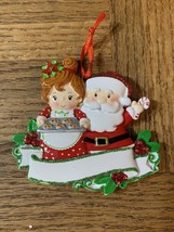 Santa Mrs Claus Christmas Ornament-BRAND NEW-SHIPS Same Business Day - £19.73 GBP