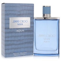 Jimmy Choo Man Aqua by Jimmy Choo Eau De Toilette Spray 3.3 oz for Men - £52.27 GBP