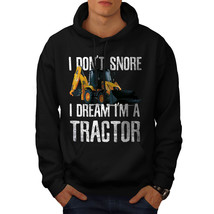 Wellcoda I Don&#39;t Snore Tractor Mens Hoodie, Farmer Casual Hooded Sweatshirt - £25.50 GBP+