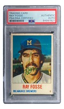 Ray Fosse Signed Milwaukee Brewers 1978 Hostess #57 Trading Card PSA/DNA - £46.34 GBP